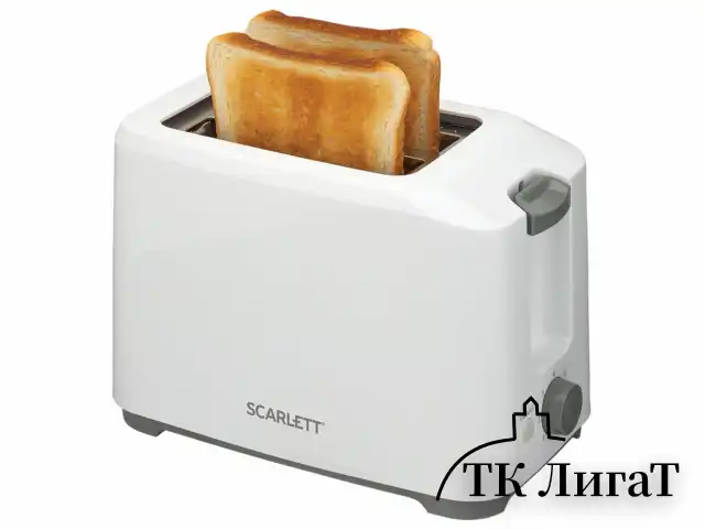 Тостер SCARLETT SC-TM11019, 700 Вт, 2 тоста, 7 режимов, пластик, белый