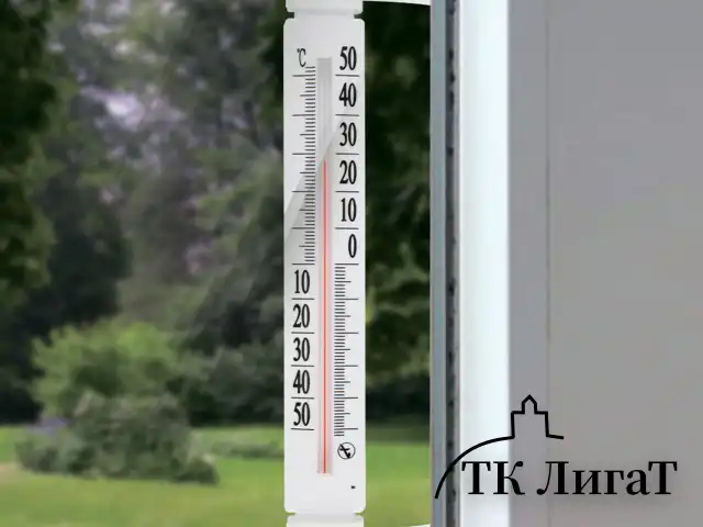 Термометр оконный, "ЛИПУЧКА", диапазон измерения: от -50 до +50 °C, ПТЗ, ТБ-223