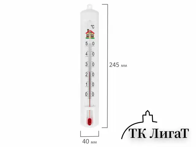 Термометр комнатный, "ДОМИК", диапазон измерения: от 0 до +50 °C, ПТЗ, ТСК-7