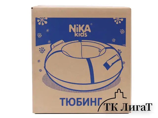 Тюбинг-ватрушка, 85 см, красный/желтый, верх ПВХ, Nk, ТБ1К-85/КЖ2