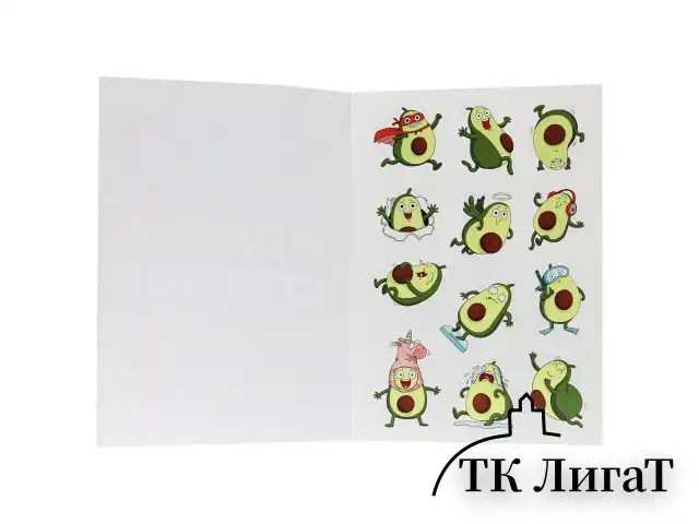 Альбом с наклейками "50 крутых стикеров", ассорти, 4 листа, 148 х 210 мм, склейка, ПП