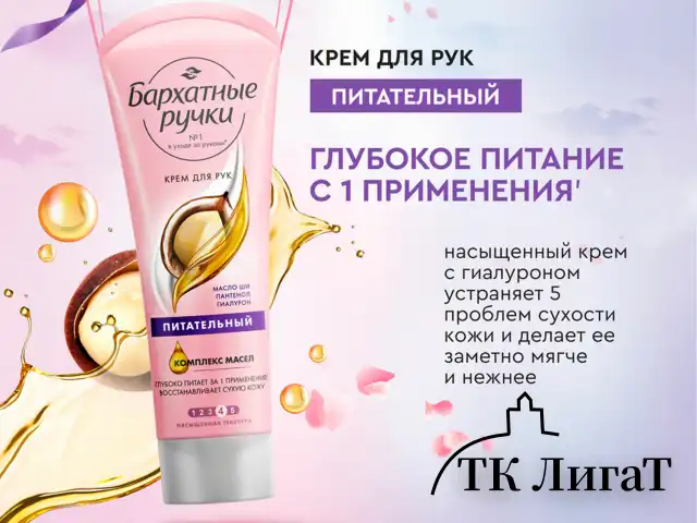Подарочный набор: гель для душа CAMAY 250 мл + Крем для рук БАРХАТНЫЕ РУЧКИ питательный 80 мл