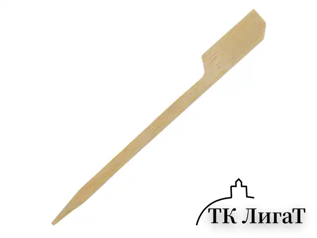 Пики для канапе бамбуковые ГОЛЬФ 9 см, 100 шт., КП, 133043