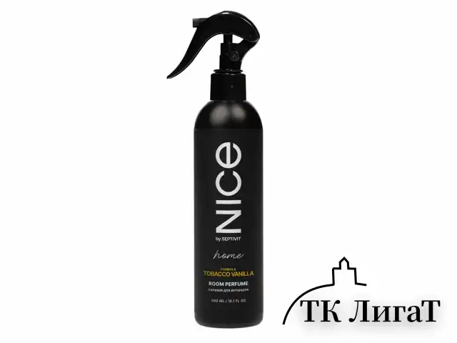 Освежитель воздуха, парфюм для дома и офиса 300 мл, NICE by SEPTIVIT "Tobacco&Vanilla", 400