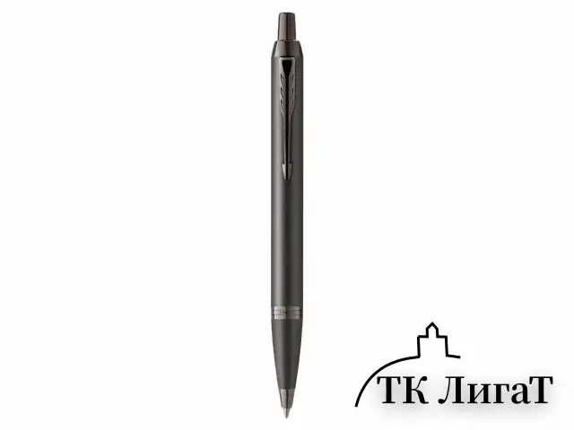 Ручка шариковая PARKER "IM Professionals Monochrome Titanium", корпус темно-серый, сталь, синяя, 2172961