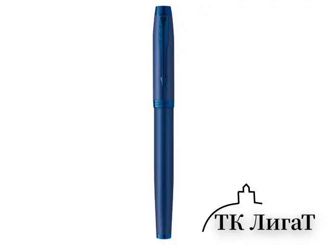 Ручка перьевая PARKER "IM Professionals Monochrome Blue", синий металлик, нержавеющая сталь, синяя, 2172964