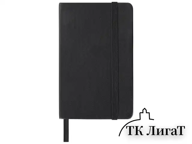 Скетчбук, белая бумага 140 г/м2 90х140 мм, 80 л., КОЖЗАМ, резинка, BRAUBERG ART CLASSIC, черный, 113180