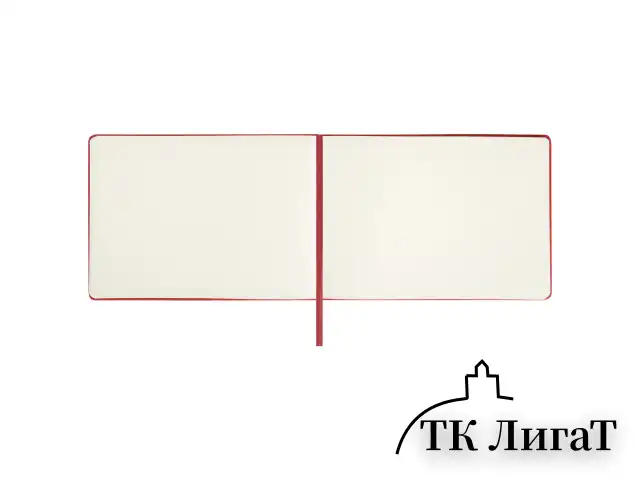 Скетчбук, слоновая кость 140 г/м2 210х148 мм, 80 л., КОЖЗАМ, резинка, BRAUBERG ART CLASSIC, красный, 113197