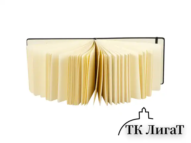 Скетчбук, слоновая кость 140 г/м2 210х148 мм, 80 л., КОЖЗАМ, резинка, BRAUBERG ART CLASSIC, черный, 113198