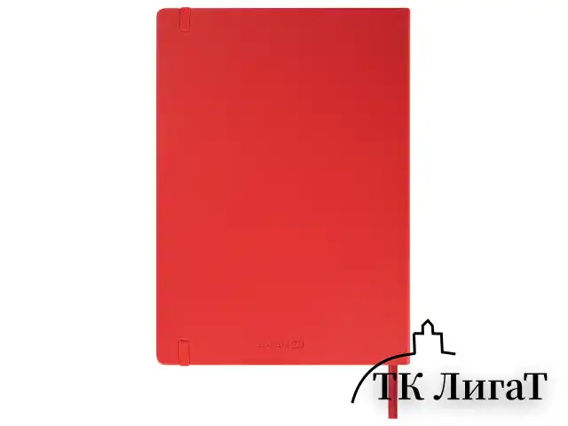 Скетчбук, слоновая кость 140 г/м2 210х297 мм, 80 л., КОЖЗАМ, резинка, BRAUBERG ART CLASSIC, красный, 113199