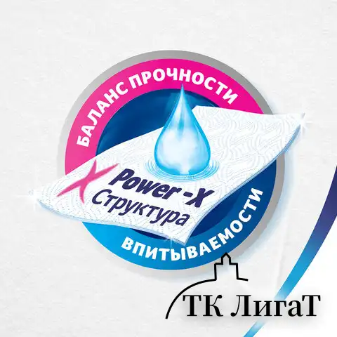 Полотенца бумажные впитывающие 2-х слойные, 4 рулона (4х14 м), ZEWA Premium Decor, 144124