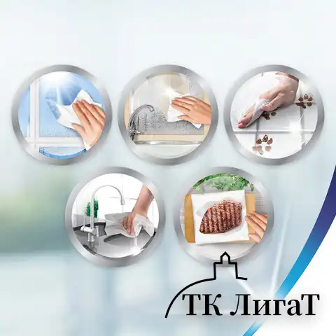 Полотенца бумажные впитывающие 2-х слойные, 4 рулона (4х14 м), ZEWA Premium Decor, 144124