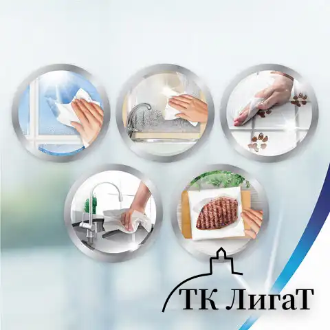 Полотенца бумажные впитывающие 2-х слойные, 4 рулона (4х14 м), ZEWA Premium Decor, 144124