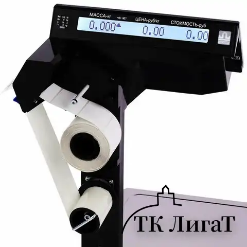 Этикетка ТермоЭко (58х90 мм), 500 этикеток в ролике, прозрачная подложка, светостойкость до 2 месяцев, 114507, 54246