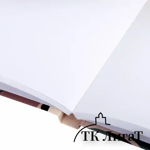 Скетчбук, белая бумага 120 г/м2, 145х203 мм, 80 л., резинка, твердый, BRAUBERG ART DEBUT "Листья", 114587