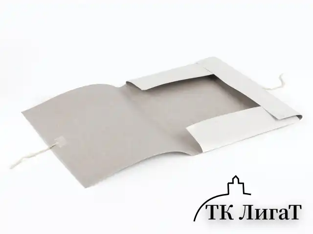 Папка для бумаг с завязками картонная STAFF, гарантированная плотность 310 г/м2, до 200 листов, 121120