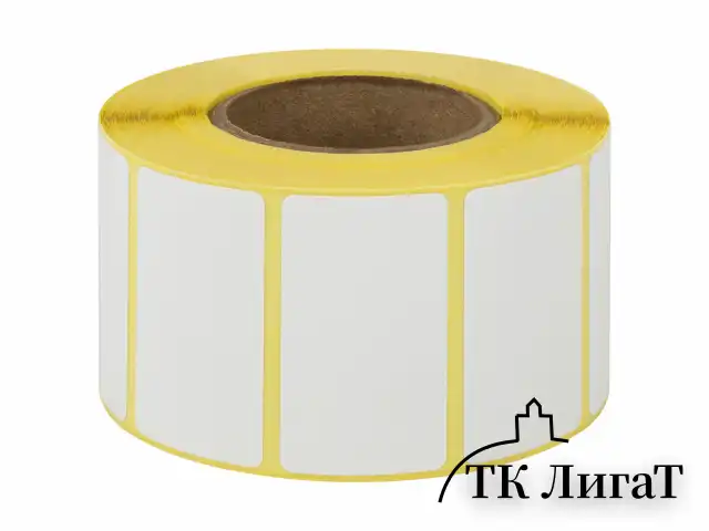 Этикетка ТермоЭко (43х25 мм), 1000 этикеток в ролике, светостойкость до 2 месяцев, 122066