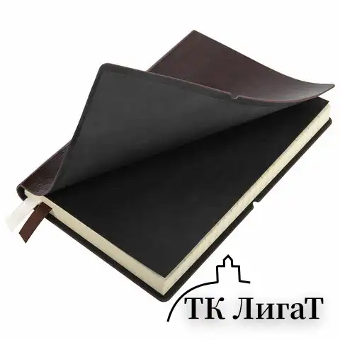 Блокнот МАЛЫЙ ФОРМАТ (100х150 мм) А6, BRAUBERG "Western", 128 л., гладкий кожзам, резинка, клетка, коричневый, 125241