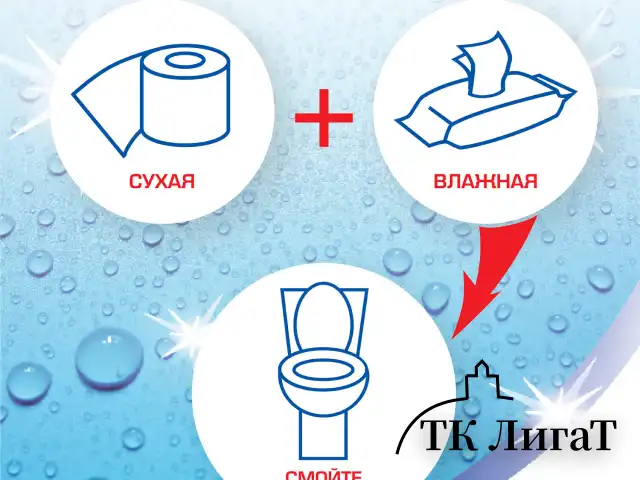 Бумага туалетная бытовая, спайка 8 шт., 2-х слойная, (8х19 м), LAIMA, белая, 126905