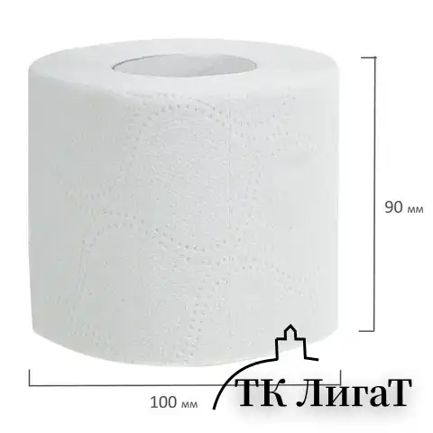 Бумага туалетная бытовая, спайка 24 шт., 2-х слойная (24х17,5 м), VEIRO Classic, белая, 5с224