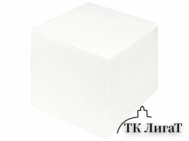 Блок для записей STAFF проклеенный, куб 9х9х9 см, белый, белизна 90-92%, 129204