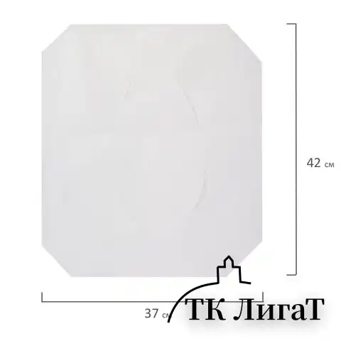 Покрытия на унитаз LAIMA (Система V1), UNIVERSAL, 1/2 сложения, КОМПЛЕКТ 250 шт., 37х42 см, 129539