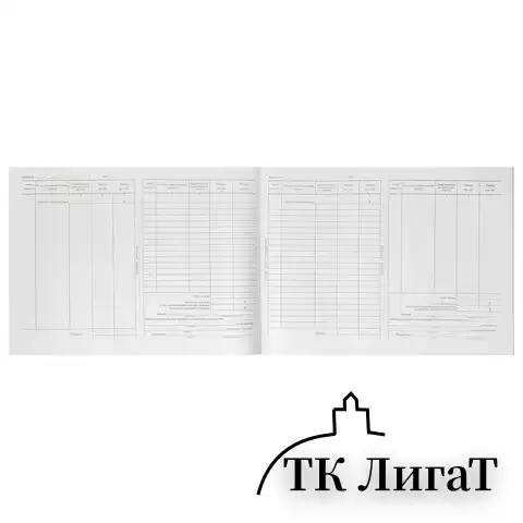 Кассовая книга Форма КО-4, 48 л., картон, типограф. блок, альбомная, А4 (290х200 мм), 130008