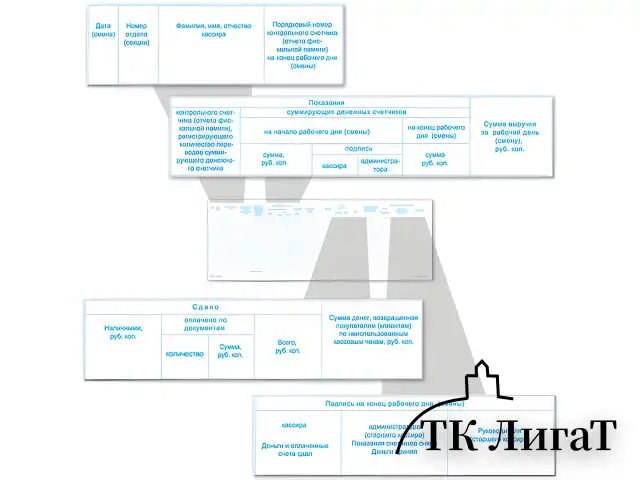 Журнал кассира-операциониста форма КМ-4, 48 л., картон, блок офсет, А4 (203х285 мм), STAFF, 130085