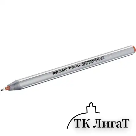 Ручки шариковые масляные PENSAN "Triball Colored", НАБОР 8 шт., АССОРТИ, узел 1 мм, линия письма 0,5 мм, 1003/PVC8
