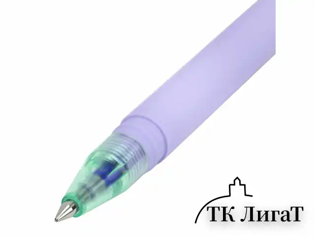 Ручка стираемая гелевая ЮНЛАНДИЯ "Лимонад", СИНЯЯ, прорезиненный корпус ассорти, узел 0,5 мм, линия письма 0,35 мм, 143654