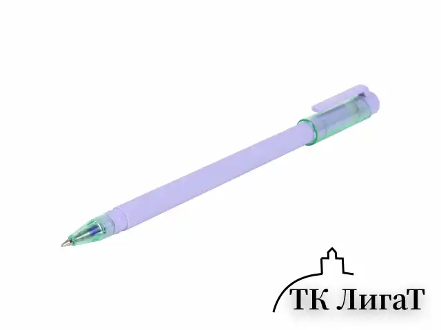 Ручка стираемая гелевая ЮНЛАНДИЯ "Лимонад", СИНЯЯ, прорезиненный корпус ассорти, узел 0,5 мм, линия письма 0,35 мм, 143654