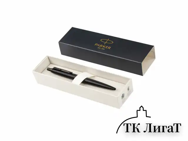 Ручка шариковая PARKER "Jotter XL Monochrome Black BT", корпус черный, нержавеющая сталь, синяя, 2122753