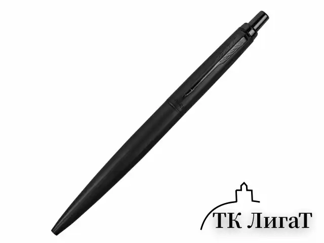 Ручка шариковая PARKER "Jotter XL Monochrome Black BT", корпус черный, нержавеющая сталь, синяя, 2122753