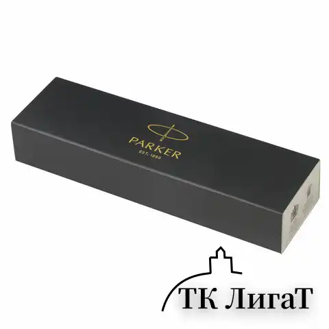 Ручка шариковая PARKER "IM Achromatic Black BT", корпус черный матовый, нержавеющая сталь, синяя, 2127618