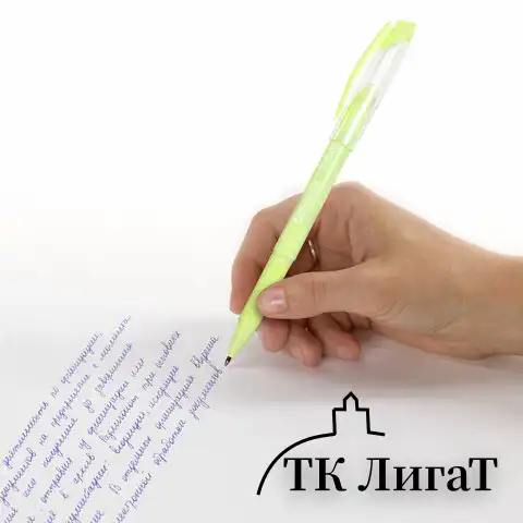 Ручка стираемая гелевая с грипом BRAUBERG X-ERASE PASTEL, СИНЯЯ, узел 0,7 мм, линия 0,35 мм, 143953