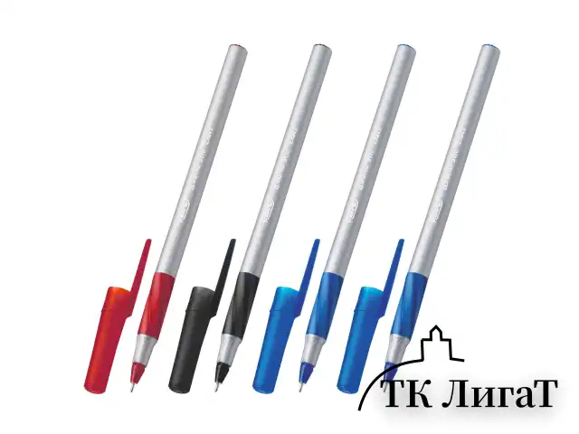 Ручки шариковые с грипом BIC "Round Stic Exact", НАБОР 4 шт./3 ЦВЕТА (синий, черный, красный), линия письма 0,28 мм, блистер, 932858