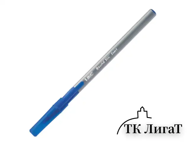 Ручки шариковые с грипом BIC "Round Stic Exact", НАБОР 6+2 шт., СИНИЕ, линия письма 0,28 мм, блистер, 932862