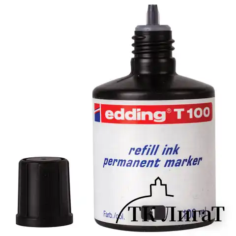 Чернила универсальные EDDING 100, 100 мл, черные, E-T100/1