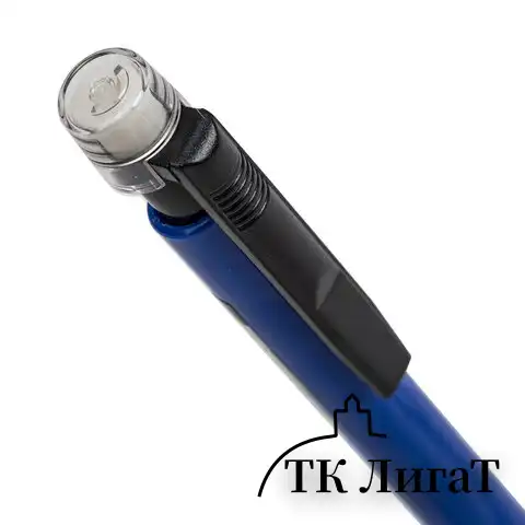 Карандаш механический 0,5 мм, BRAUBERG "Comfort", ластик, резиновый грип, корпус синий, 180283