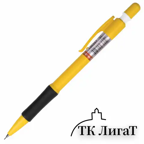 Карандаш механический 0,5 мм, BRAUBERG "Nova", ластик, резиновый грип, корпус ассорти, 180397