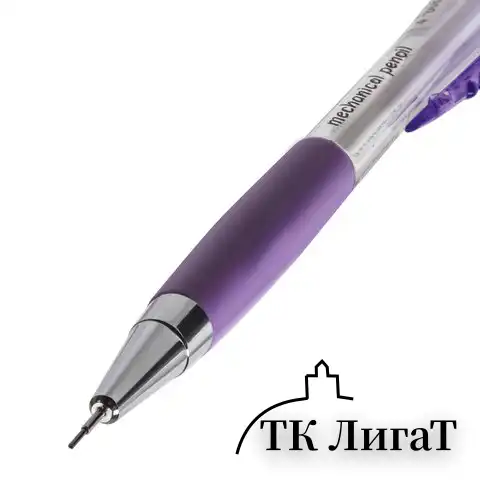 Карандаш механический 0,5 мм, BRAUBERG "Elegant", резиновый грип, корпус ассорти, 181417