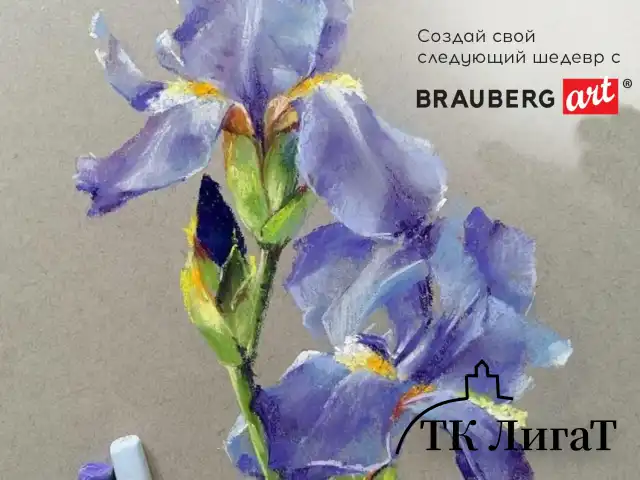 Пастель сухая художественная BRAUBERG ART CLASSIC, 48 цветов, круглое сечение, 181456