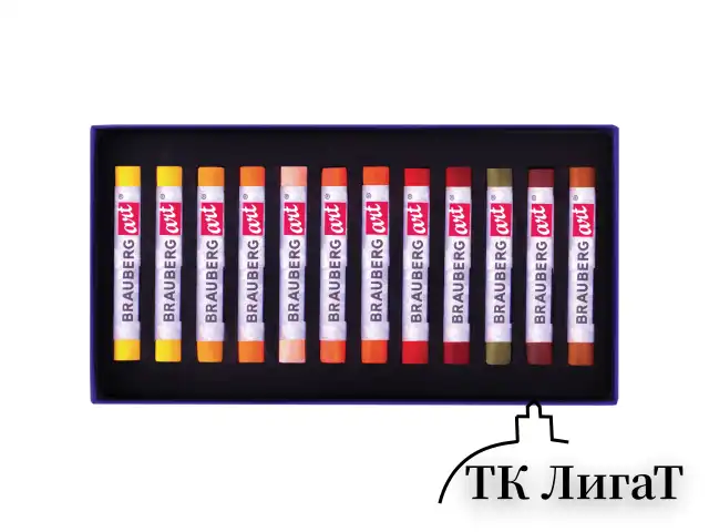 Пастель сухая художественная BRAUBERG ART CLASSIC, 12 цветов, ЗЕМЛЯНЫЕ ТОНА, круглое сечение, 181457