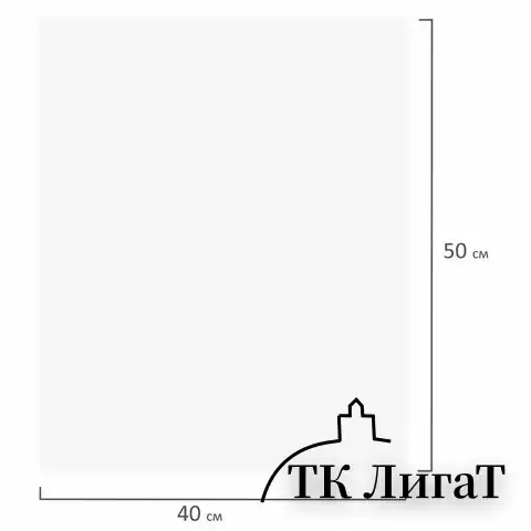 Холст на подрамнике BRAUBERG ART DEBUT, 40х50см, грунтованный, 100% хлопок, мелкое зерно, 191024