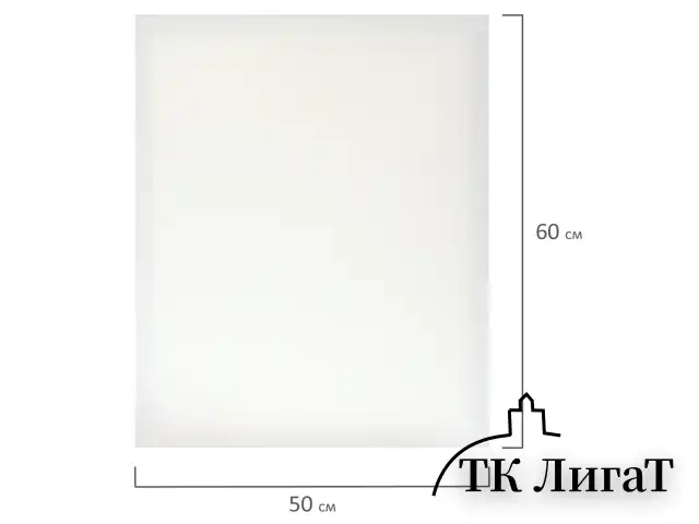 Холст на подрамнике BRAUBERG ART CLASSIC, 50х60 см, 420 г/м2, 45% хлопок 55% лен, среднее зерно, 191659