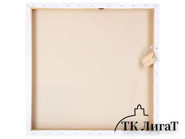 Холст 3D на подрамнике BRAUBERG ART CLASSIC 50х50см, 440г/м, грунт, 100% хлопок мелкое зерно, 191665