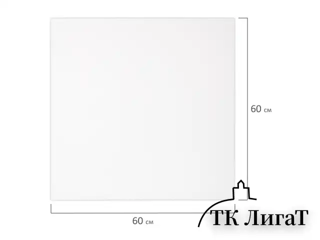 Холст 3D на подрамнике BRAUBERG ART CLASSIC 60х60см, 440г/м, грунт, 100% хлопок мелкое зерно, 191666