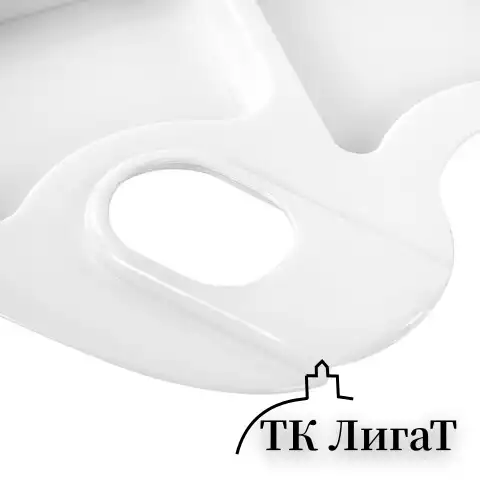 Палитра художественная пластиковая овальная 34х25 см, 17 ячеек, BRAUBERG ART DEBUT, 192230