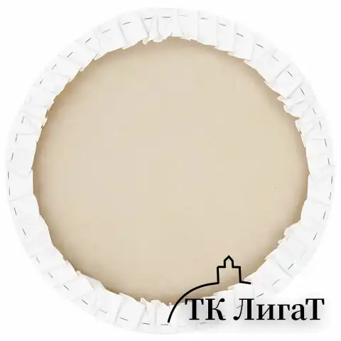 Холст на подрамнике, круглый 40 см, грунтованный, 380 г/м2, 100% хлопок, BRAUBERG ART CLASSIC, 192328