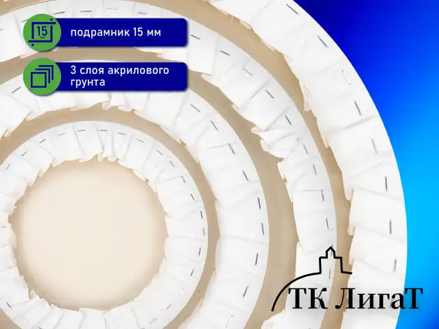 Холсты на подрамнике 4 шт., круглые 20, 30, 40, 50 см, грунтованные, 380 г/м2, 100% хлопок, BRAUBERG ART, 192331